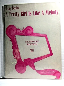 Sheet Music - A Pretty Girl is Like a Melody - Irving Berlin Music - Picture 1 of 3