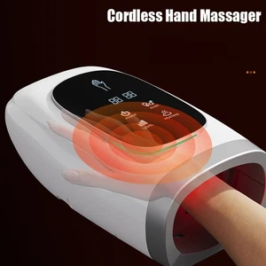 Masajeador de manos inalámbrico con calor y compresión para artritis, túnel carpiano - Imagen 1 de 8