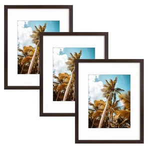  16x20 Bilderrahmen mit Passepartout für 11x14 Foto - High Definition Glas Breit Mo... - Bild 1 von 9