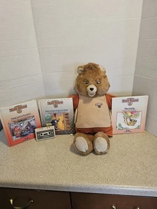 Peluche Ruxpin Wow 1985 vintage con 1 cinta, 3 libros. Leer descripción - Imagen 1 de 13
