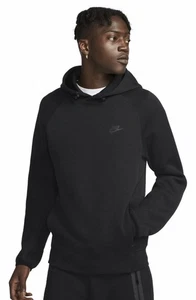 Nike Sportswear Tech Fleece FB8016-010 Para hombres Negro Pullover Sudadera con Capucha Talla XL-Alto - Imagen 1 de 11