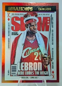 2021-22 NBA HOOPS SLAM Lebron James Holo Insert Gold Foil SP #93 - Picture 1 of 2