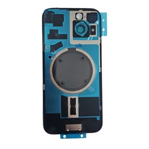 Tapa trasera/tapa de batería/negro premontado con imán OEM para Apple iPhone 15 - Imagen 1 de 2
