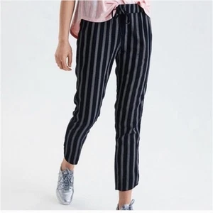 American Eagle Women's Pull-On Straight Leg Comfy Lightweight Pants Size S Navy - Picture 1 of 9