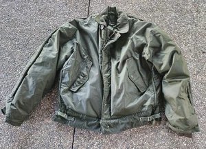 Vintage 1960’s U.S. Navy Green Deck A-1 Extreme Cold Jacket w/ Snap Liner Large  - Bild 1 von 9
