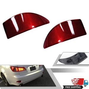 Lámpara de luz reflectora de parachoques trasero rojo izquierdo y derecho para Lexus IS250 IS350 2006-2013 - Imagen 1 de 10