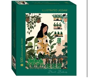 2021 Hinkler Art Plant Babies 500 Botanical Jigsaw Puzzle Hinkler 24x18” NIB - Picture 1 of 3