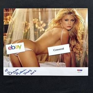 Autogramm 8x10 Brande Roderick Playmate Of The Year 2001 PSA DNA Glossy #4 - Bild 1 von 9