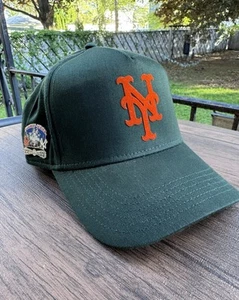 New York Mets Green & Orange 2000 Subway Series Pin Snap Back One Size Fits Most - Picture 1 of 8