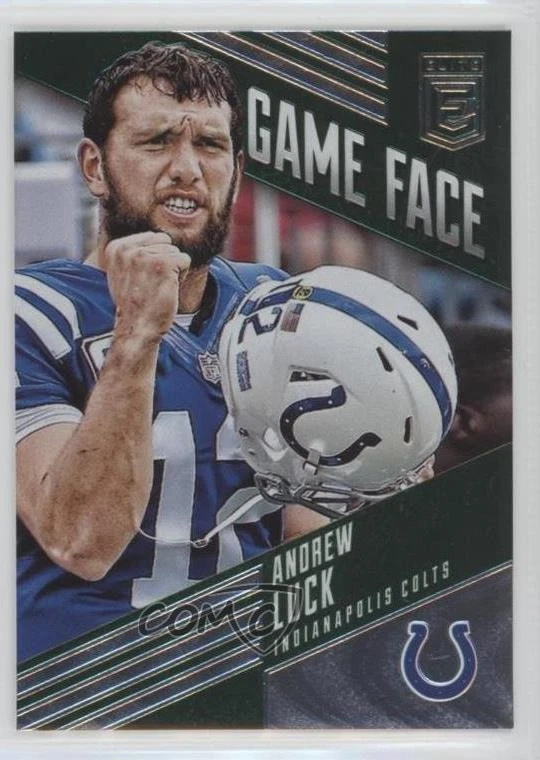 2016 Donruss Elite Game Face Green Andrew Luck #GF-AL - Image 1 of 2