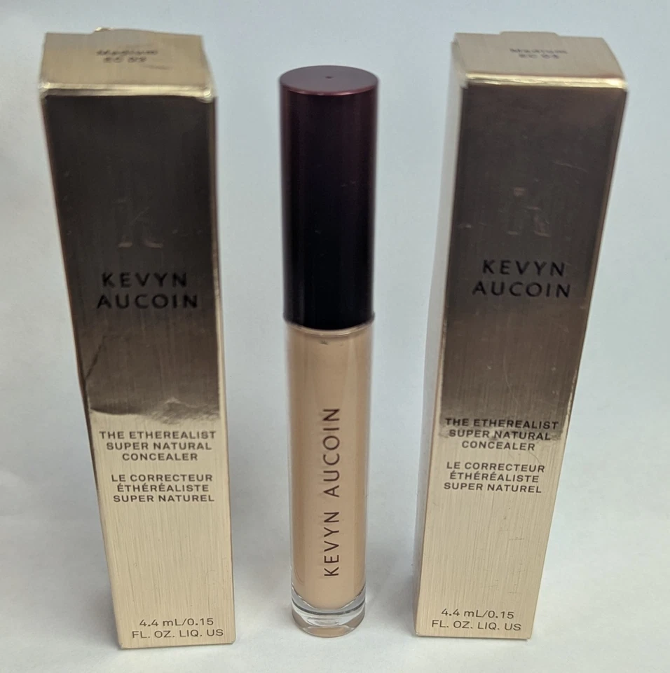 2PCS KEVYN AUCOIN ETHEREALIST SUPER NATURAL CONCEALER MEDIUM EC 03 - 0.15oz NIB - Image 1 of 4