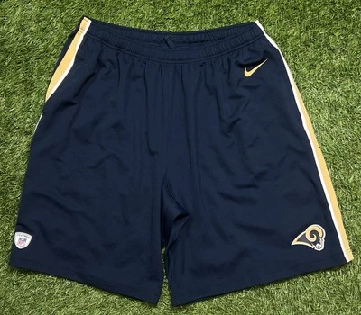Pantalones Cortos de Práctica para Hombre Nike Dri-Fit Entrenamiento Los Angeles Rams NFL Emitidos por Equipo 3XL Foto 1 de 4