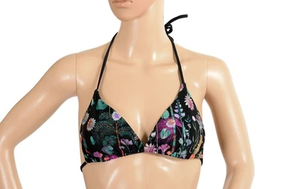 Versus by Versace Women's Multi-Color Floral Print Swim Top US XL IT 46 - Image 1 of 3
