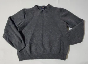 Maglione Pullover 346 Brooks Brothers Elasticizzato Ragazzo Misto Lana Merino Taglia L Grigio - Foto 1 di 5
