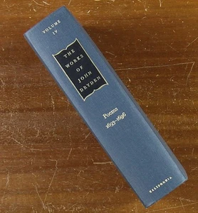 The Works of John Dryden vol 4: Poems 1693-1696 Discourse of Satire Juvenal Ovid - Picture 1 of 6