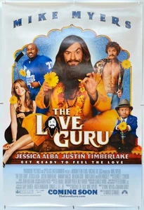 THE LOVE GURU (2008) Original Cinema One Sheet Movie Poster - Mike Myers - Imagen 1 de 6