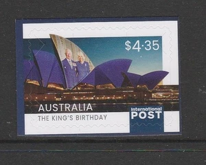 AUSTRALIA 2025 KING CHARLES's BIRTHDAY $4.35 P&S single stamp MNH - in stock now - Picture 1 of 1