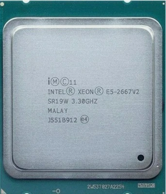 Intel Xeon E5-2667 V2 LGA2011 Server CPU Processor 3.3GHz 8Core 25M SR19W - Image 1 of 2