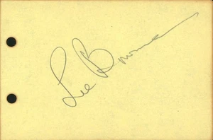 Vintage Lee Bowman Autograph - Picture 1 of 1