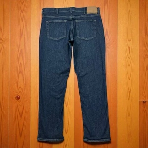 Eddie Bauer Men's Straight Jeans Size 38 Blue Dark Wash Denim - Picture 1 of 15