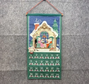 Vintage Avon Advent Calendar Countdown to Christmas Hanging with Original Mouse - Picture 1 of 13