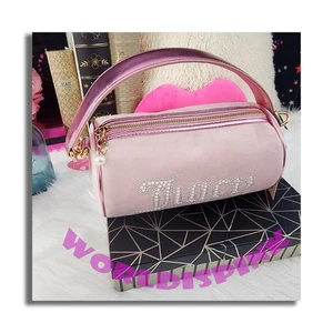 ๐ Juicy Couture Pearl Roll Bag Pink z4#372 ๐ - Picture 1 of 6