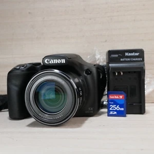 Canon PowerShot SX530 HS 16MP Digital Camera *GOOD/TESTED* W Charger Black - Picture 1 of 7