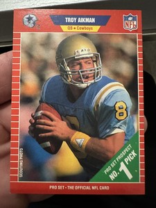 1989 Pro Set - #490 Troy Aikman (RC)