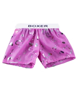 Satin Heart boxers boxer shorts Teddy Bear clothes outfit fit 16" build a bear - Picture 1 of 1