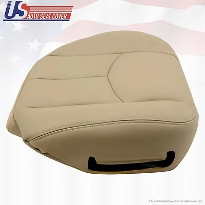 Cubierta de asiento de cuero inferior de pasajero Tahoe Suburban Yukon 2003 a 2006 color tostado de esquisto Foto 1 de 4