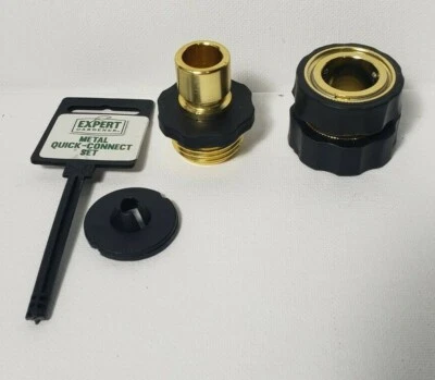  Manguera de agua de jardín de metal Expert Gardener Quick - Juego de conexión Foto 1 de 4