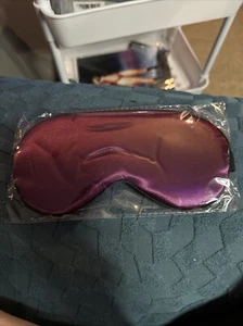 Cooling Silk Satin Sleep Eye Mask Eye Sleeping Mask Soft Relax Eyes Purple - Picture 1 of 1