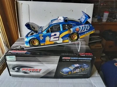 Brad Keselowski 1/24 2011 #2 Miller Lite Dodge Charger Autographed - Image 1 of 4