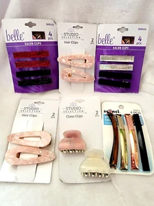 18 PCS Resin Metal Hair Clips Barrettes Accessories Scunci Etc. FREE SHIP - Picture 1 of 3