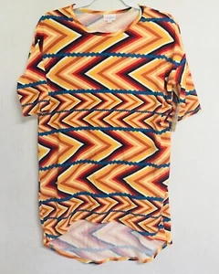 Lula Roe Irma Womens XXS Top Shirt Comfortable Colorful Pullover - Picture 1 of 6