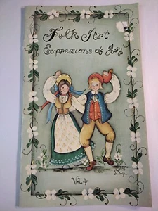 Folk Art Expressions of Joy - Volume 4 -Vintage Tole Painting/Instructions 1975 - Picture 1 of 4