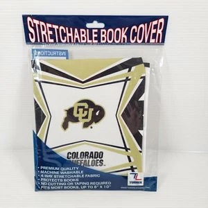 Colorado Buffaloes Stretchable Book Cover Fits Books 8" x 10" New - Picture 1 of 4