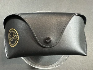 Nuevo estuche negro RayBan SoftShell para gafas de sol/gafas, cuero sintético, forro de fieltro - Imagen 1 de 9