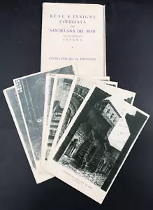 Santillana Del Mar Collegiate Church Cantabria Santander Spain 10 Postcard Set - Picture 1 of 7