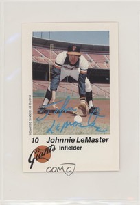 1980 KNBR San Francisco Giants San Francisco Police Johnnie LeMaster #10