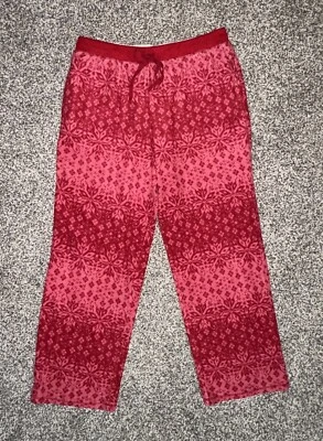 Женские жокейские флисовые красные брюки для отдыха L - Изображение 1 из 4