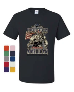 A Patriotic American T-Shirt 4th of July USA American Flag Tee Shirt - Picture 1 of 11
