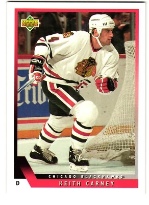 1993-94 Upper Deck #516 Keith Carney Chicago Blackhawks - Image 1 of 2