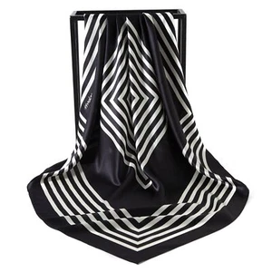 100% Mulberry Silk Head Scarf for Sleeping 35"x35" Square Silk Hair Scarf for... - Picture 1 of 7