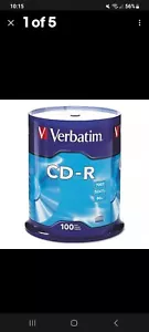Verbatim 97458-203 700MB 52x CD-R Disc - Pack of 100 - Picture 1 of 2