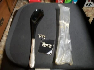 Towle Sterling Silver Handle  Salad Serving Spoon NOS! - Picture 1 of 3