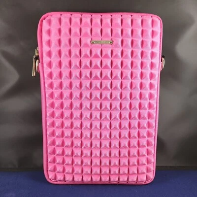 Rebecca Minkoff Shimmer Pyramid Pink Tablet iPad Travel Case Crossbody - Image 1 of 4