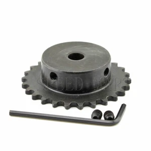 04C 26 Teeth Timing Sprocket Bore 16mm Metal Pilot Motor Roller Chain 25H #25 - Picture 1 of 4