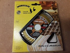 WORKSAFE TURBO GOLD Fast Cutting Masonry Disc, 115m X 22 - See photos, - Picture 1 of 2