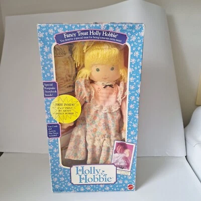 VINTAGE 1989 MATTEL FANCY TREAT HOLLY HOBBIE DOLL 16" ~ KEEPSAKE ~ NIB - Image 1 of 4